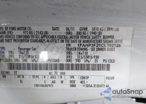 2012 Ford Focus Se из США, поврежденный, VIN 1FAHP3F21CL192126